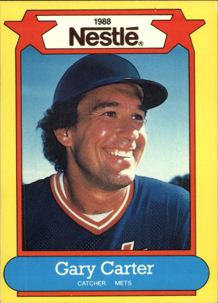 1988 Nestle Baseball Cards     026      Gary Carter